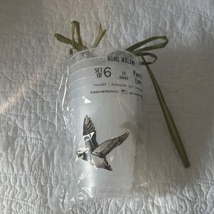 Home Malone Reusable Party Cups with Bird Design